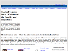 Tablet Screenshot of indian-medical-tourism.com